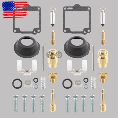 2X Carburetor Repair Rebuild Kit for Yamaha virago XV750 1988-1997 XV1100 88-99 - Image 1 of 3