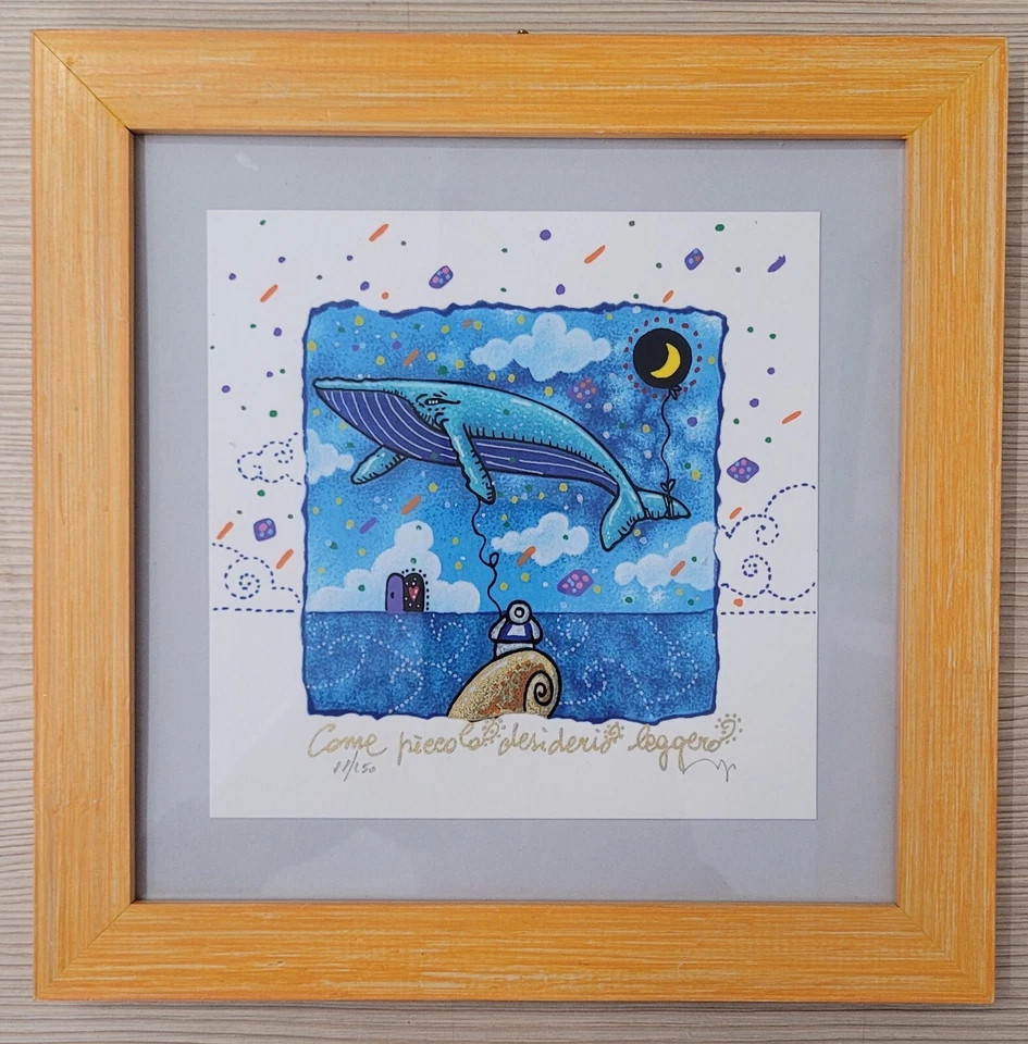 Andrea Agostini   Serigrafia  Come piccolo desiderio leggero - Immagine 1 di 1