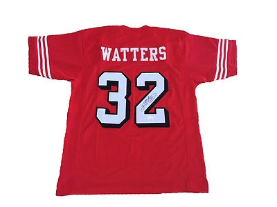 Ricky Watters Signed San Francisco 49ers (Home Red) Jersey JSA - Image 1 of 4