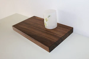 Wandboard Nussbaum Wild Massiv Holz Board Regal Steckboard Regalbrett NEU - Bild 1 von 11