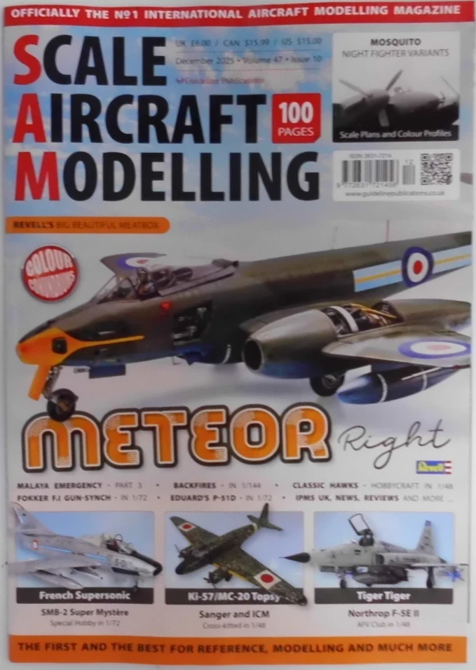 Scale Aircraft Modelling magazine Dec '25 Meteor Right: Revell beautiful Meatbox - Image 1 of 1