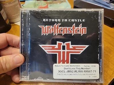 Wolfenstein PC Game Compact Disc Return to Castle 2001 Windows Activision w Code - Image 1 of 4