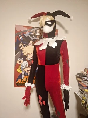 Traje de gato Harley Quinn talla mediana para mujer DC Comics Disfraz de Halloween Foto 1 de 2