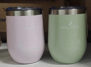 Nautica Stainless Steel Wine Tumbler 16 fl oz, Combo-2 - Picture 1 of 5