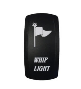 MODQUAD RACING RS-WHIP WHIP LIGHT LASER ENGRAVED ROCKER SWITCH ACTUATOR 379748 - Picture 1 of 4