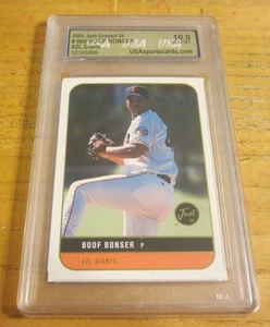 Boof Bonser 2000 Just Graded 2K Encapsulated #5 USA 10 Gem MT Card MiLB Giants - Picture 1 of 2