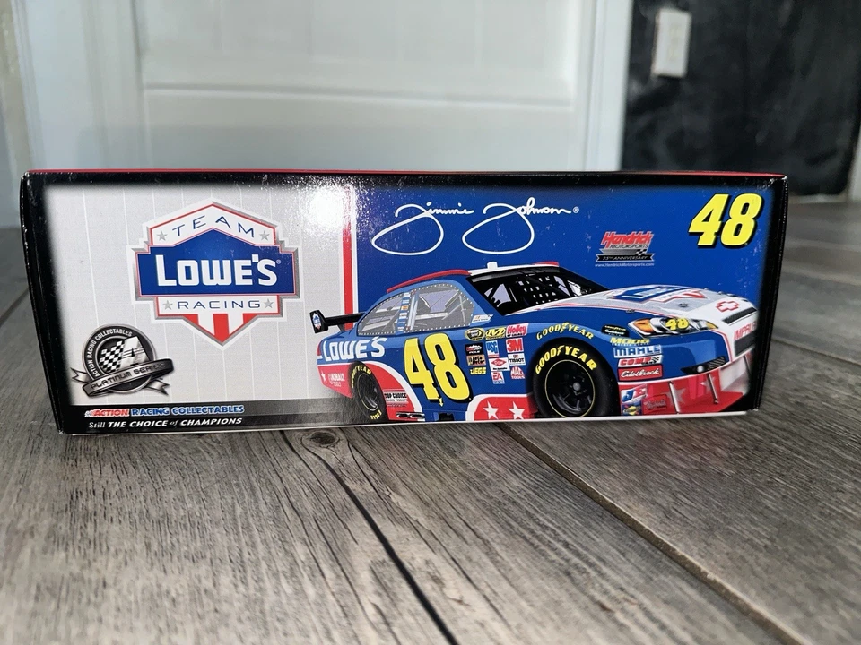 Jimmie Johnson Diecast Car Lowe’s Memorial Day 2009 Impala SS 1:24 NASCAR. NEW - Image 1 of 4