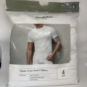 Goodfellow & Co T-shirt girocollo classica 100% cotone (confezione da 4) - Medium - Foto 1 di 5