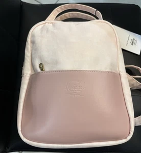 Neu mit Etikett Herschel Orion Mini Rosewater Pastell Rucksack 5L Echtleder Tasche - Bild 1 von 7