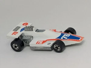 Vintage 1976 Hot Wheels #76 Formula 5000 White Enamel Hong Kong Near Mint - Picture 1 of 6