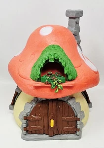 Puffo vintage Peyo Schleich 1976 casa dei funghi 100% completo usato  - Foto 1 di 18