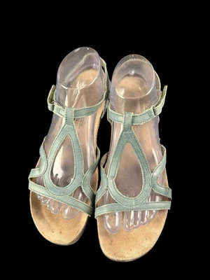 Sandalias Naot Dorothy para mujer talla UE 40 EE. UU. 9 cuero gladiador zapatos cómodos azulados Foto 1 de 4