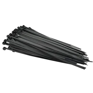 Black Cable Ties 2.5mm x 200mm - Pack of 100 - Durable & Versatile - Picture 1 of 7