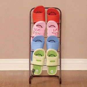 Compact Iron Shoe Rack Multi-Layer, Detachable & Drainable Design Office, - Picture 1 of 6