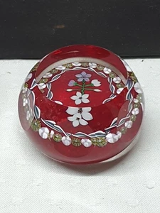 Perthshire Crieff Scozia fermacarte 7,5 cm bouquet millefiori torsione (B3) - Foto 1 di 10