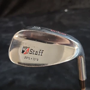 Wilson Staff 56° 8° Sand Wedge Copper Face Insert Firestick Steel shaft RH - Picture 1 of 11