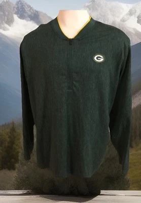 Nike 3XL NFL Green Bay Packers Top Shirt Pullover Men 1/4 ZIP 906921-323 Dri Fit - Image 1 of 4