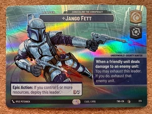 Jango Fett SHOWCASE 273 Star Wars Unlimited SWU Twilight Of The Republic TWI - Picture 1 of 2