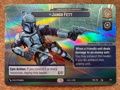 Jango Fett SHOWCASE 273 Star Wars Unlimited SWU Twilight Of The Republic TWI - Image 1 of 2