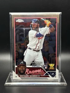Tarjeta de novato 2023 Topps cromada - Michael Harris II no. USC 153 - Imagen 1 de 2