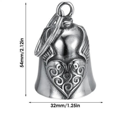 Gremlin Motorcycle Biker Bell Hanger Guardian Angel Wing Lucky Charm Protect AU - image 1 of 4