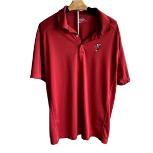NIKE GOLF x DISNEY Polo Dri-Fit Rossa Ricamata Golf Topolino Uomo XL - Foto 1 di 8