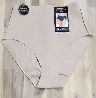 Miraclesuit Women's Light Shaping Waistline Brief  2534P Beige Size Small or Lar - Image 1 of 3