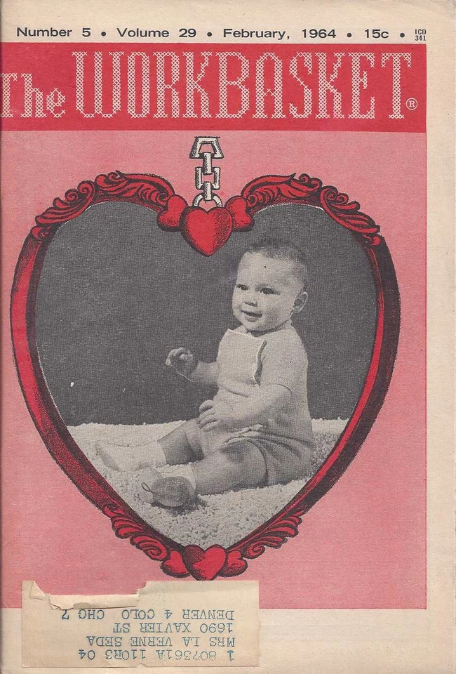 The Workbasket Knit/Crochet/Tatting and Craft Magazine Feb 1964 - Image 1 of 1