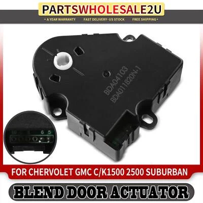 Heater Blend Door Actuator for Chervolet GMC C/K1500 2500 Suburban Yukon 604-103 - Image 1 of 4