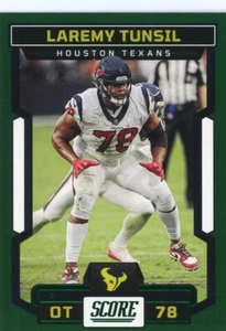 2023 Panini Score Green Foil #6 LAREMY TUNSIL Houston Texans - Picture 1 of 2