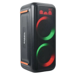 IBIZA GRAFFIK600 BELEUCHTETE AKTIVE LAUTSPRECHERBOX 600W PARTY DISCO DJ BASS TWS - Bild 1 von 1