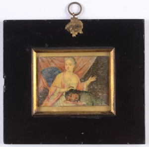 "Samson and Delilah", Italian miniature, 1720/30 - Picture 1 of 5