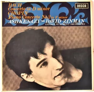 DECCA STEREO SXL 6174 UK ED2 WB GROOVED CHOPIN-BACH "Piano Concertos" ASHEKENAZY - Bild 1 von 5