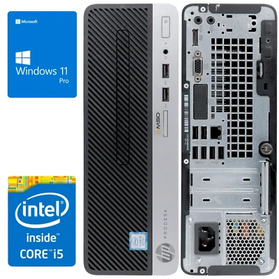 HP ProDesk 400 G5 SFF i5-8500 (6 core) 8/16/32GB - 256/512/1024GB SSD Win 11 Pro - Bild 1 von 4