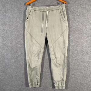 Just Jeans Pants Womens 10 Green Jogger Regular Twill Ankle Length Cuffed Z209 - Picture 1 of 14
