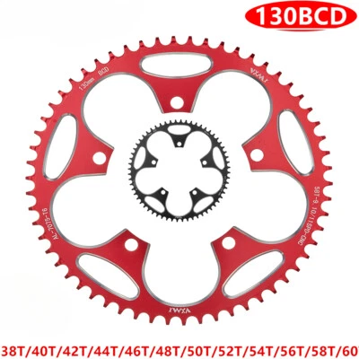 130BCD 38T-60T MTB Road Bike  Chainring Narrow Width Crank Set Ring Crown - Image 1 of 4