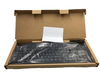 New HP 672647-003 Wired Standard USB Desktop Keyboard - Black - Image 1 of 4