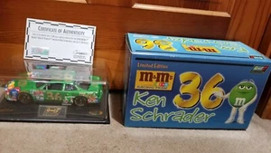 2000 Ken Schrader Green M&M 1/24 nascar diecast  - Picture 1 of 12