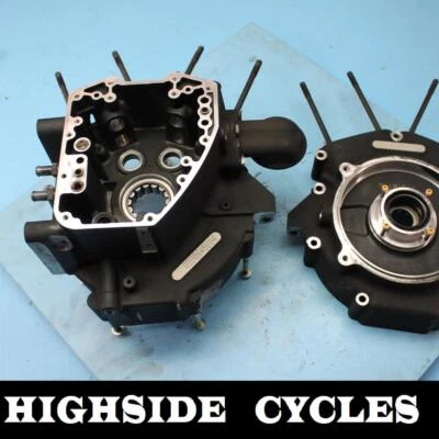 1444 06 HARLEY-DAVIDSON ROAD KING ENGINE CASE CASES MOTOR BLOCK  - Image 1 of 4