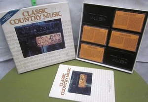 CLASSIC COUNTRY MUSIC cassette tapes Smithsonian Collection box-set 1950s-1990  - Picture 1 of 2