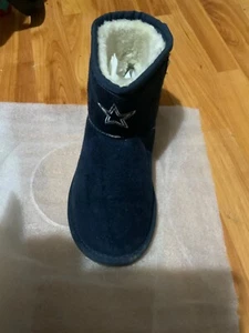 NFL DALLAS COWBOYS Boots Blue Junior SIZE US 2  - Picture 1 of 8