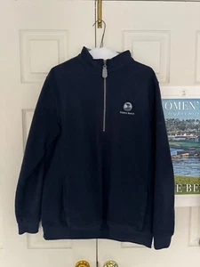 Straight Down Pebble Beach Quarterzip Small - Picture 1 of 5