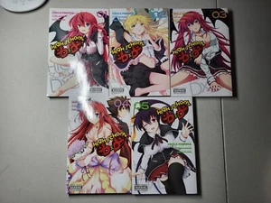 High School DXD Volumes 1-5 1 2 3 4 5 English (1st Print) Manga Lot Very Good - Picture 1 of 3