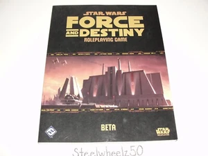 Star Wars Force And Destiny Role Playing Game Beta Sourcebook Fantasy Flight RPG - Picture 1 of 3