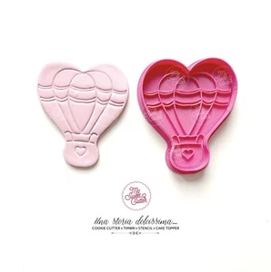 San Valentino Mongolfiera Cuore Formine Per Biscotti Cookie Cutter - Picture 1 of 1