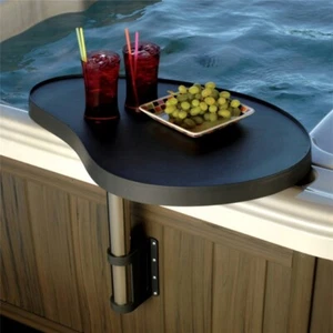 Spa Tray SPA-Tisch für Whirlpool, 360-Grad-Gartenbadewanne Schwarz - Bild 1 von 5