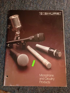 Shure Microphone and Circuitry Products Catalog 1981 (Vintage Audio Literature) - Picture 1 of 4