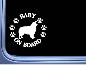 Calcomanía de 6" pegatina para perro Baby on Board Aussie L518 - Imagen 1 de 1