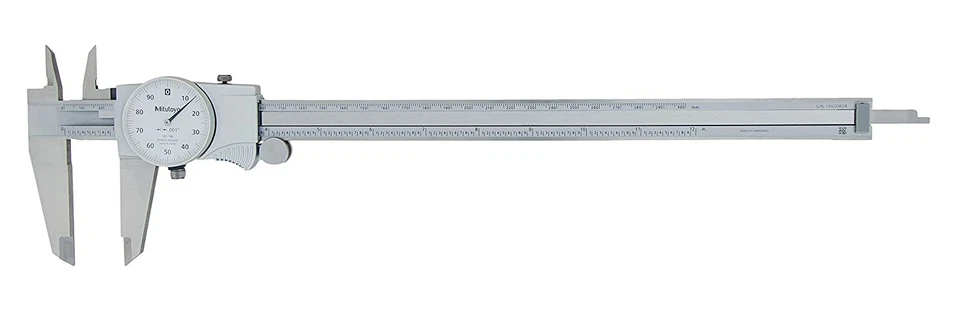 Mitutoyo 505-746 Dial Caliper.001" Graduation 0.1" per Revolution 0-12" Range