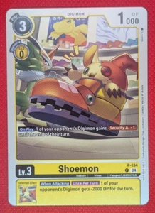 Digimon P-134 Shoemon Digimon Liberator Promotion Pack Promo NM-M - Picture 1 of 2